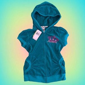 NWT juicy couture green velour tracksuit top